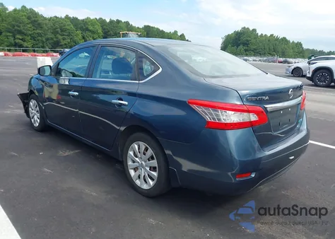 2013 Nissan Sentra Sv z USA, uszkodzony, nr VIN 1N4AB7AP9DN908500